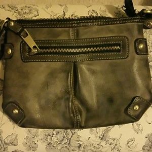 Cesca Faux leather crossbody purse